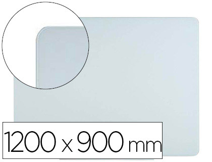 Pizarra blanca Bi-Office 1200x900mm. cristal magnética